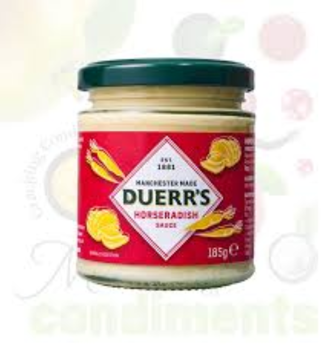 DUERRS HORSERADISH SAUCE 185G